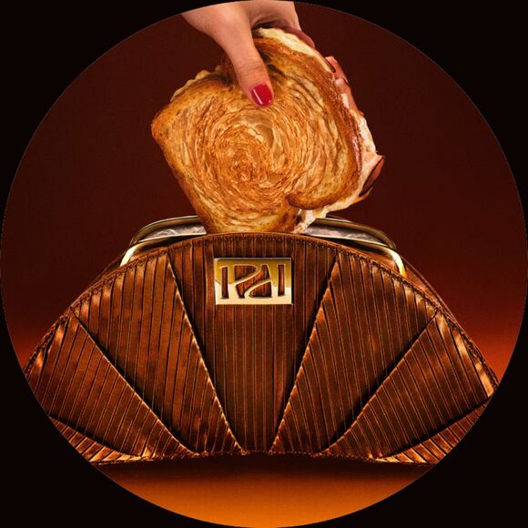 Panera Bread - The Croissant Clutch Purse Limited Edition Bag - NEW IN HAND - Picture 2 of 8
